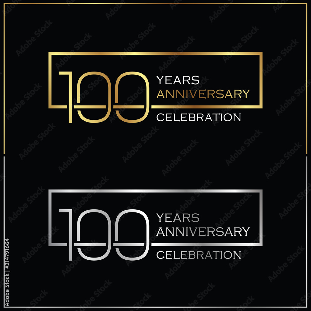100th years anniversary celebration background