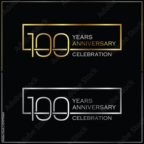 100th years anniversary celebration background