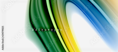 Rainbow fluid colors abstract background twisted liquid design, colorful marble or plastic wavy texture backdrop, multicolored template for business or technology presentation or web brochure cover