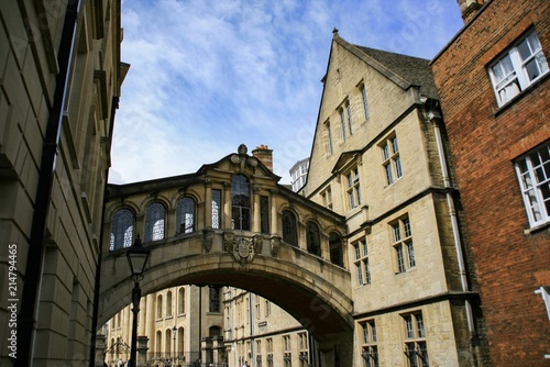 Bridge of sigh famous hotspot at Oxford University