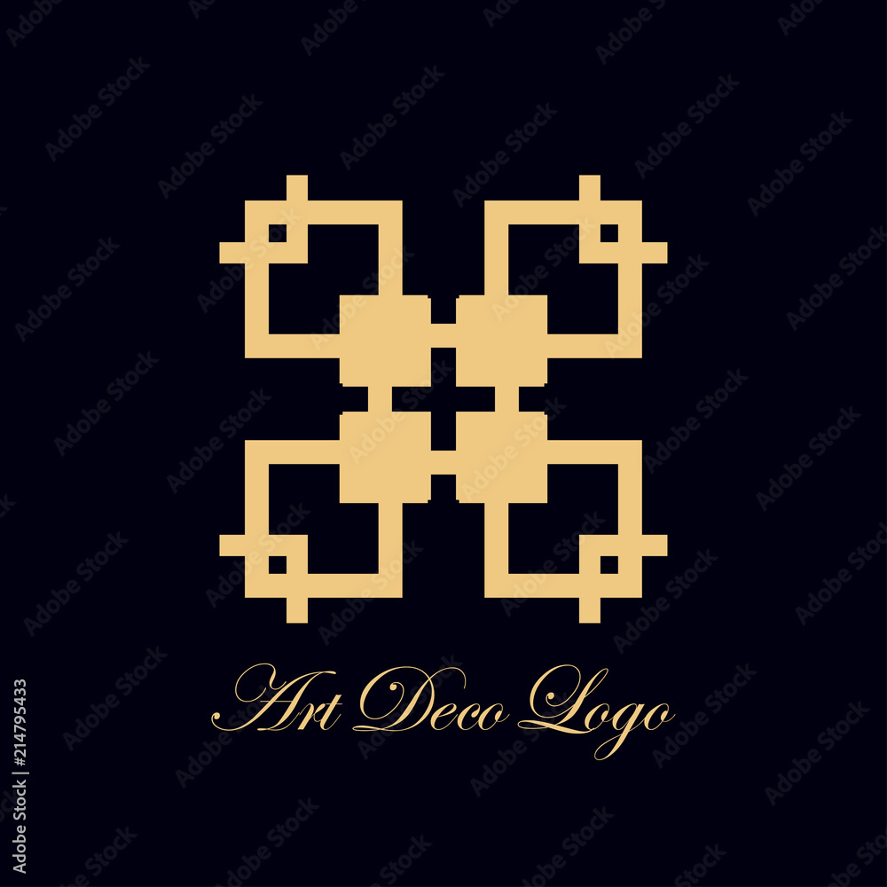 Fototapeta premium Art Deco Logo