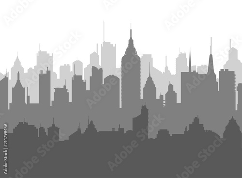 city skyline vector illustration