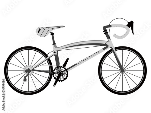 Racing bicycle icon