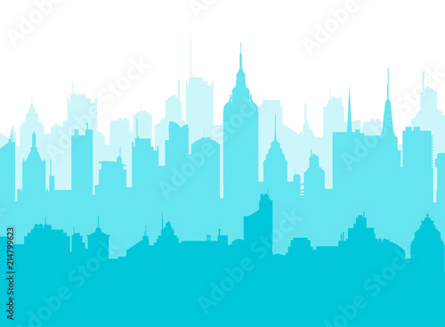 city skyline vector illustration