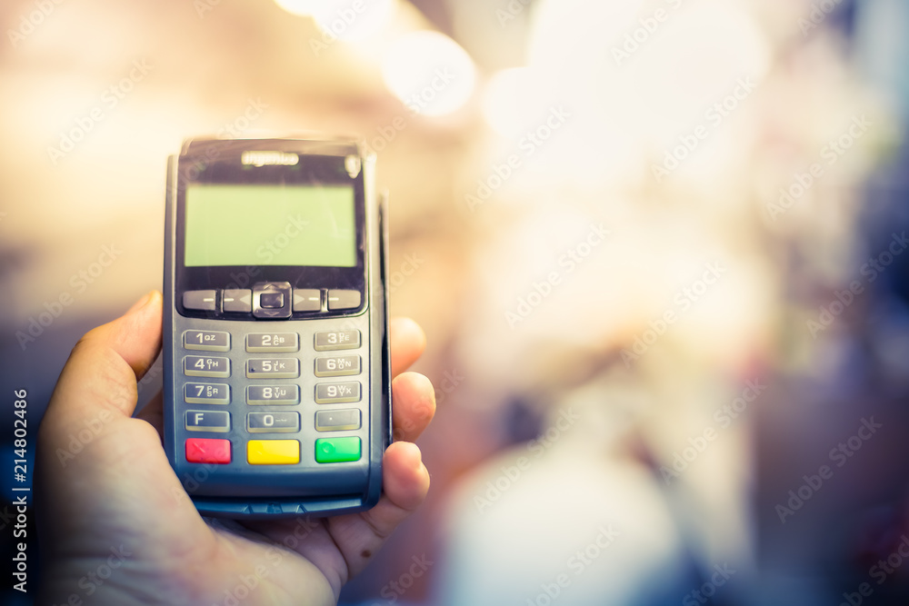 Credit card machine Credit card machine