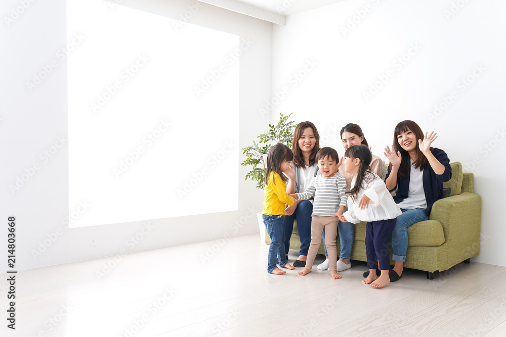 お母さんと子供たち