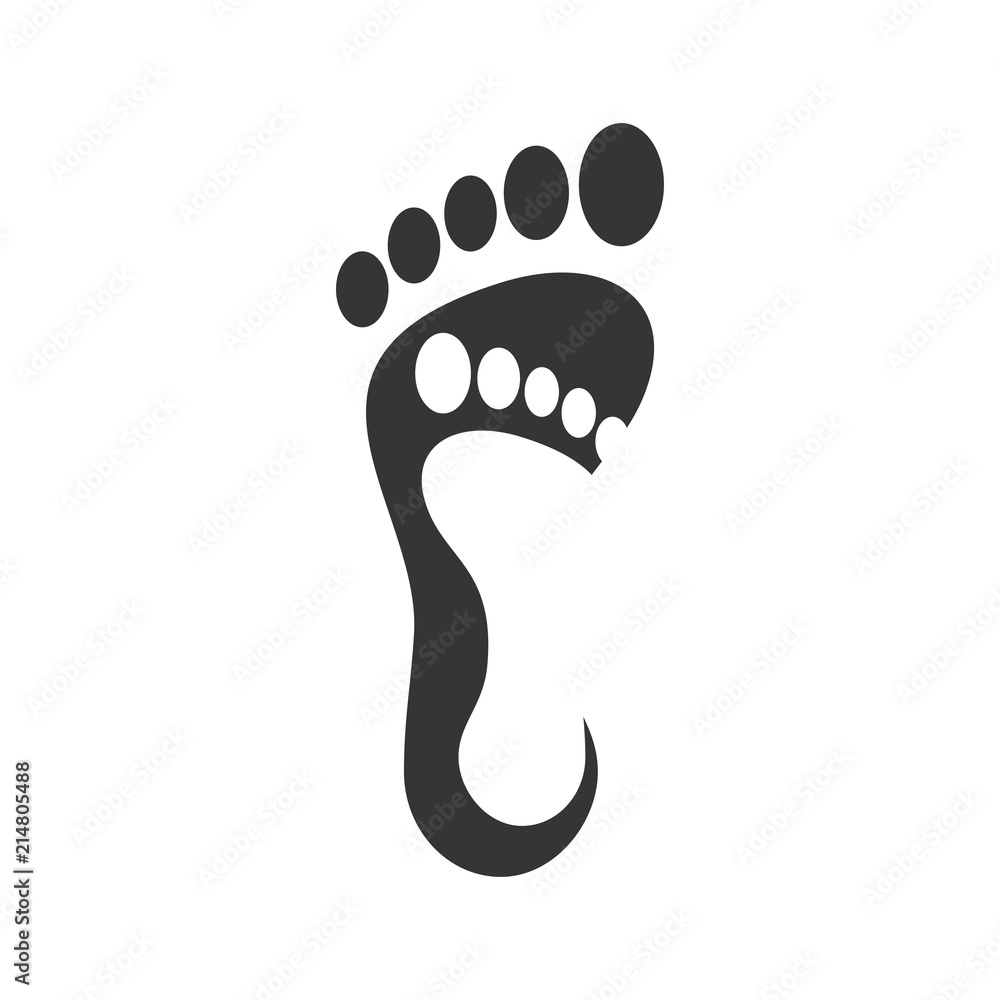 foot logo. reflexology icon. finger symbol. vector eps 08. foot logo. reflexology icon. finger symbol. vector eps 08.