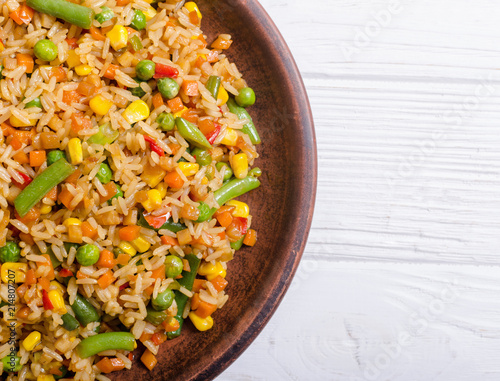 Risotto with vegetables