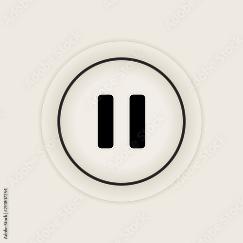 Pause button web icon