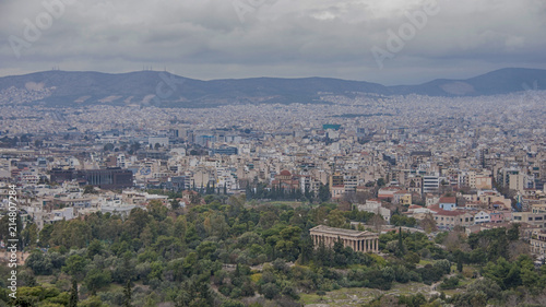 Panoramic view of Athens city in Greece  © Иван Грабилин