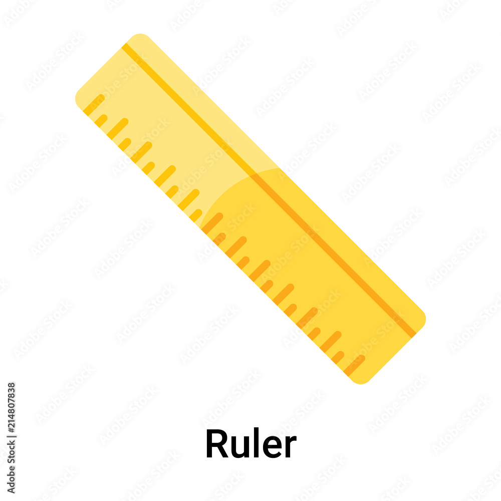 Ruler icon vector sign and symbol isolated on white background, Ruler logo concept Ruler icon vector sign and symbol isolated on white background, Ruler logo concept