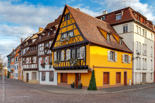 Colmar. The old half-timbered houses.