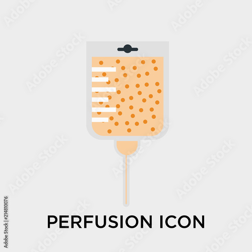 Perfusion icon vector sign and symbol isolated on white background, Perfusion logo concept