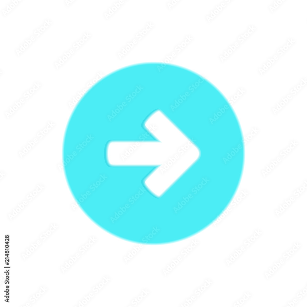 direction next arrow icon isolated direction next arrow icon isolated