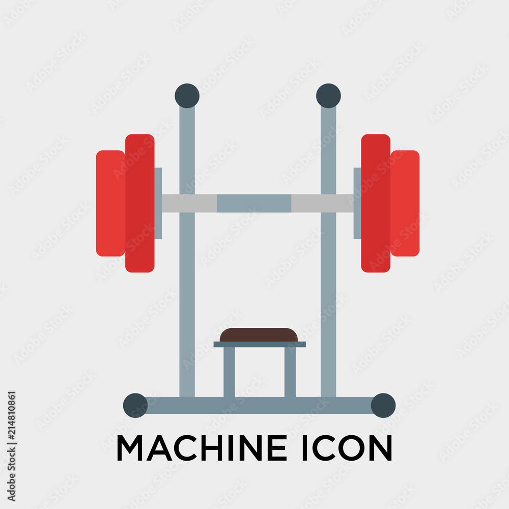 Machine icon vector sign and symbol isolated on white background, Machine logo concept Machine icon vector sign and symbol isolated on white background, Machine logo concept