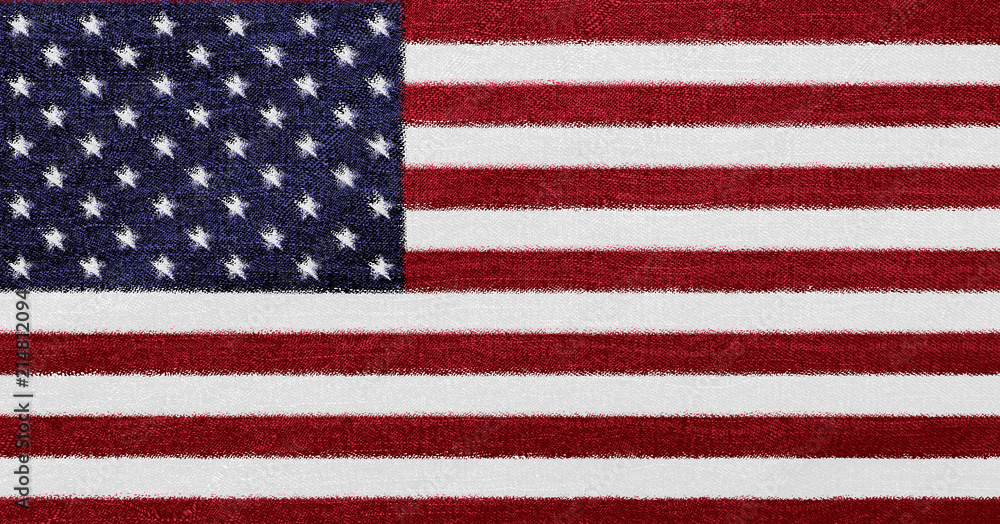 Obraz premium Flag of the United States of America