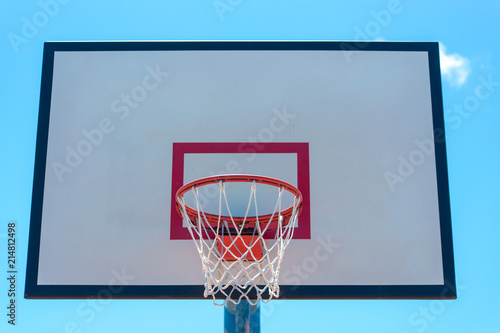 Basketball court in park in new taipei city © yaophotograph