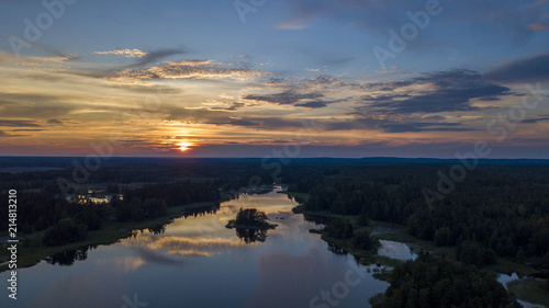 Sunset at the Baltic Sea, Finland © Henrik Lobbas