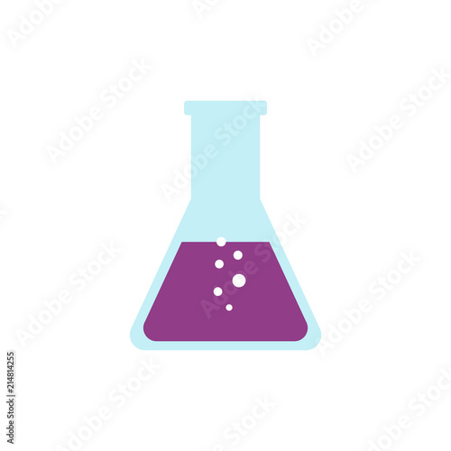 chemistry bottle vector icon icon for app and website, training symbols 
