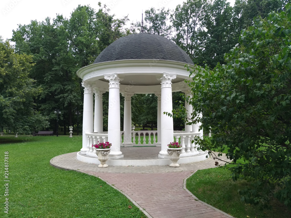 Pavilion in Catherine Park in the city of Moscow