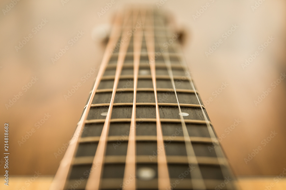 Braune Akustikgitarre Braune Akustikgitarre