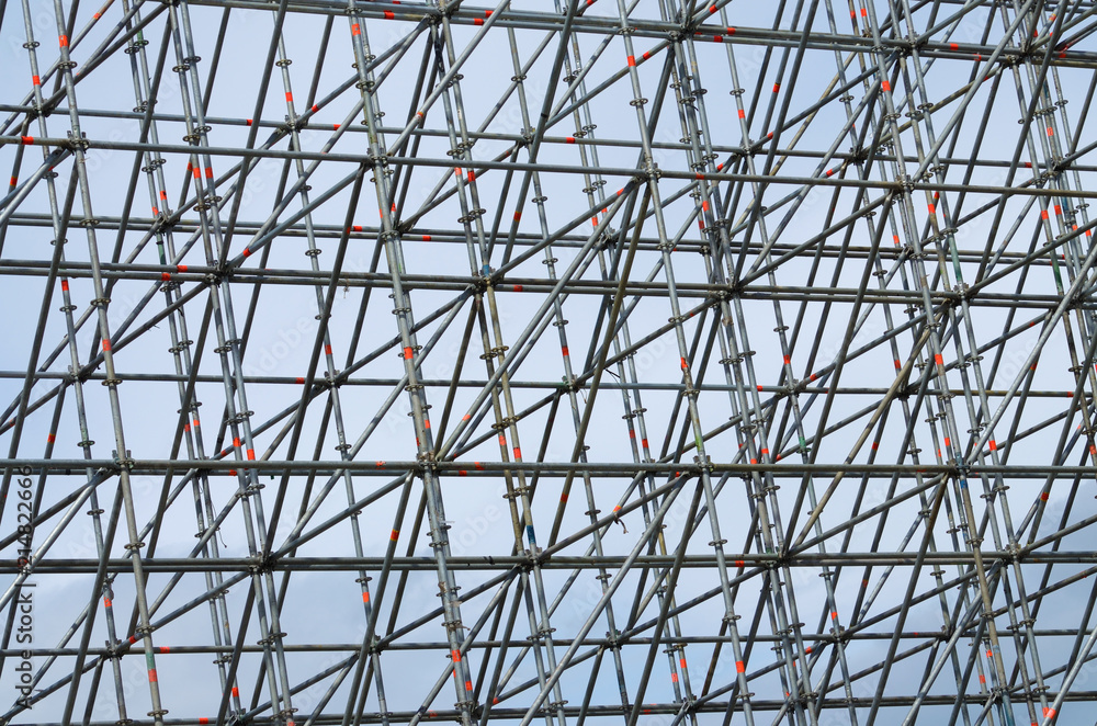 Obraz premium Complex metal construction.