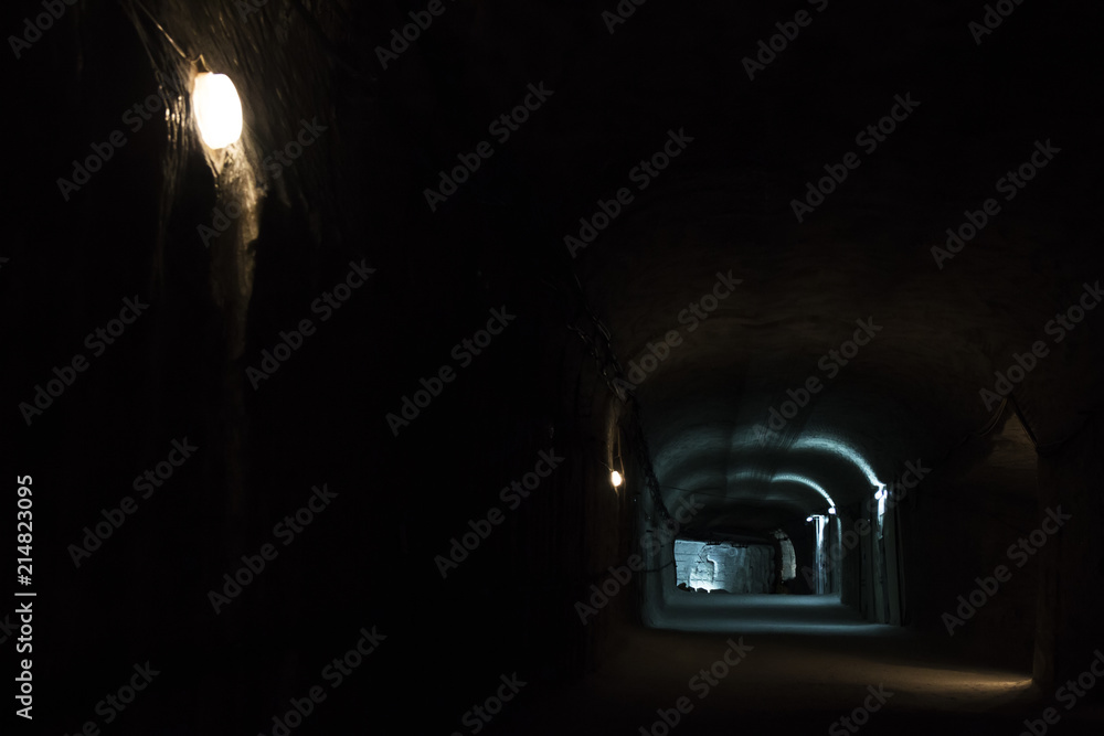 dark underground corridor dark underground corridor