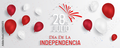 Peru Independence Day (Día de la Independencia).