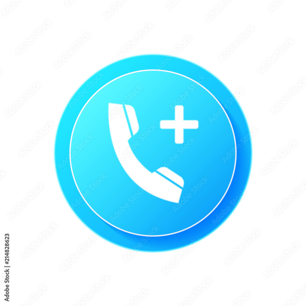 Obraz premium Add phone icon