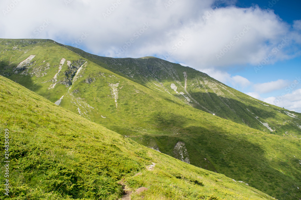 Fototapeta premium Central Balkan national park in Bulgaria, paty to Botev peak