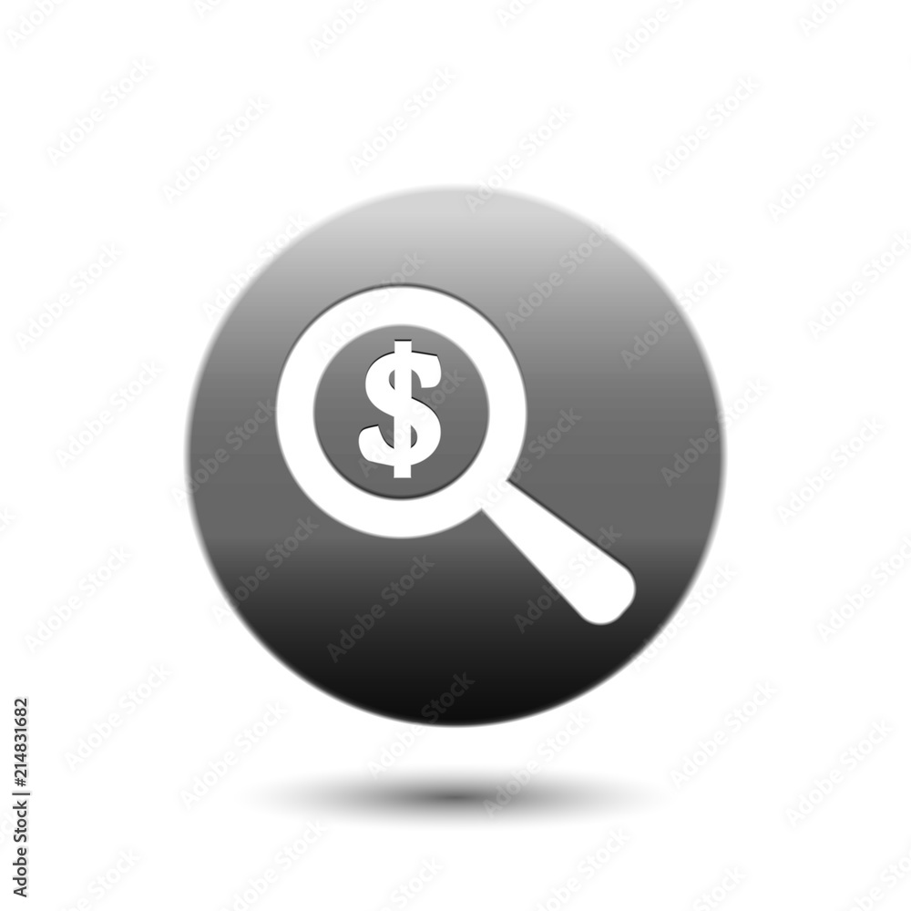 Dollar search icon Dollar search icon