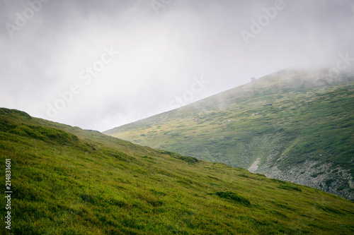 Central Balkan national park in Bulgaria, paty to Botev peak