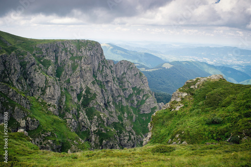 Central Balkan national park in Bulgaria, paty to Botev peak