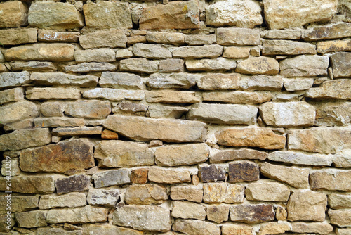  Grey stone wall background. Surface stone wall background.