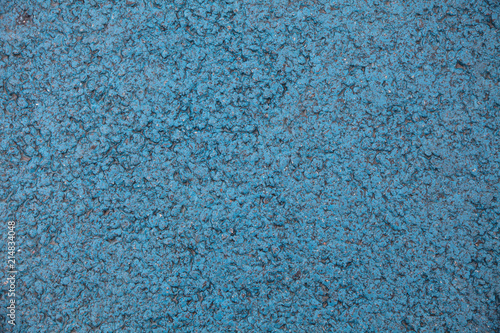blue asphalt texture for pedestrian zone