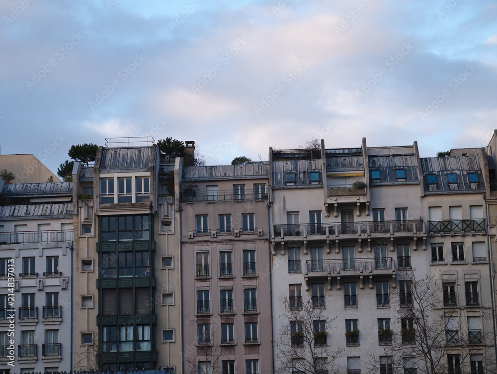 Häuserzeile in Paris