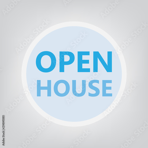open house concept- vector illustration
