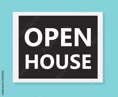 open house concept- vector illustration