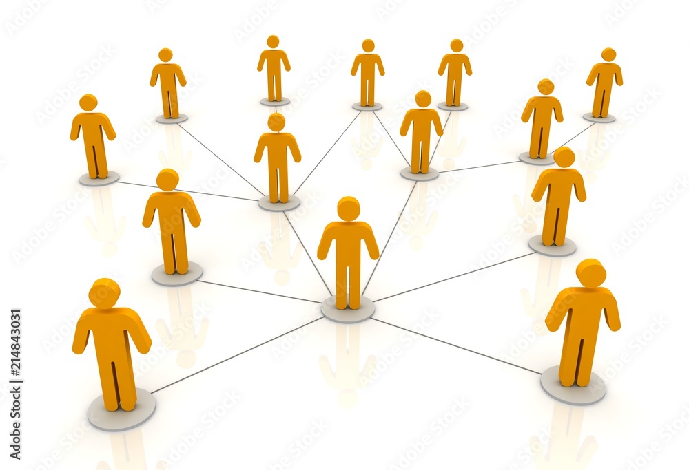 people network connections concept illustration people network connections concept illustration
