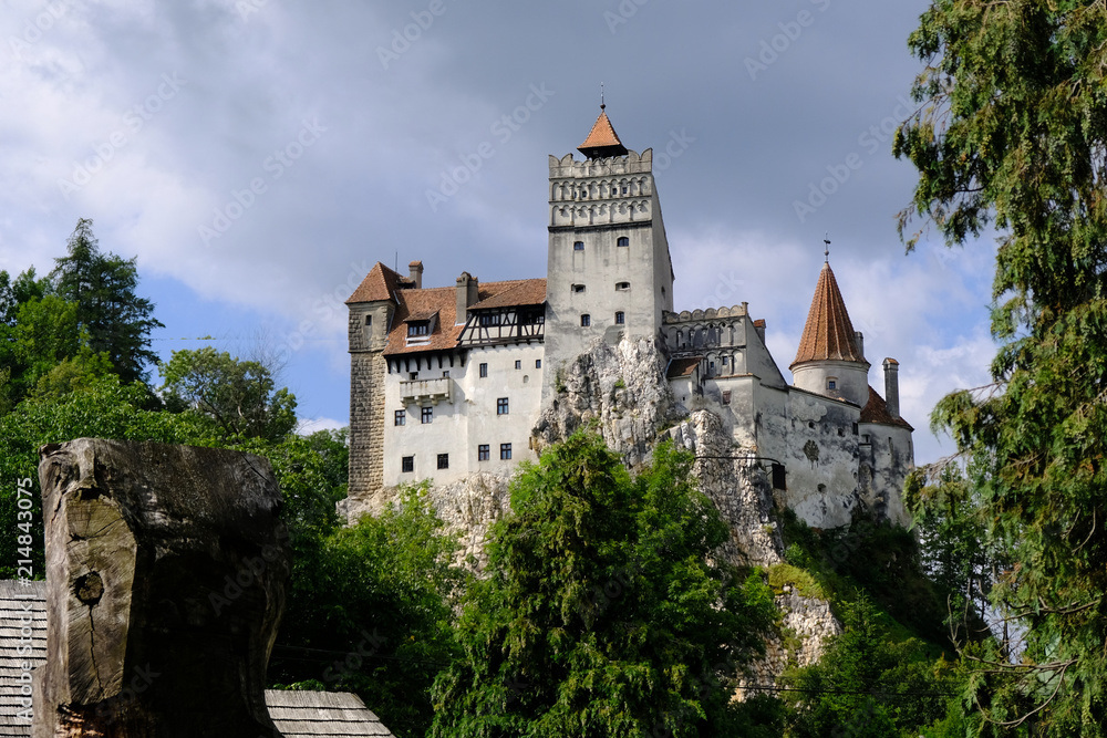 Rumunia, Transylwania - Zamek Drakuli w Bran - obrazy, fototapety, plakaty 