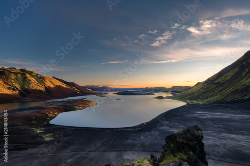 Langisjor in the highlands of Iceland