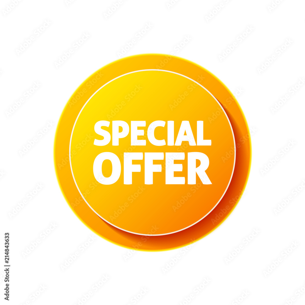 Special offer icon on white background Special offer icon on white background