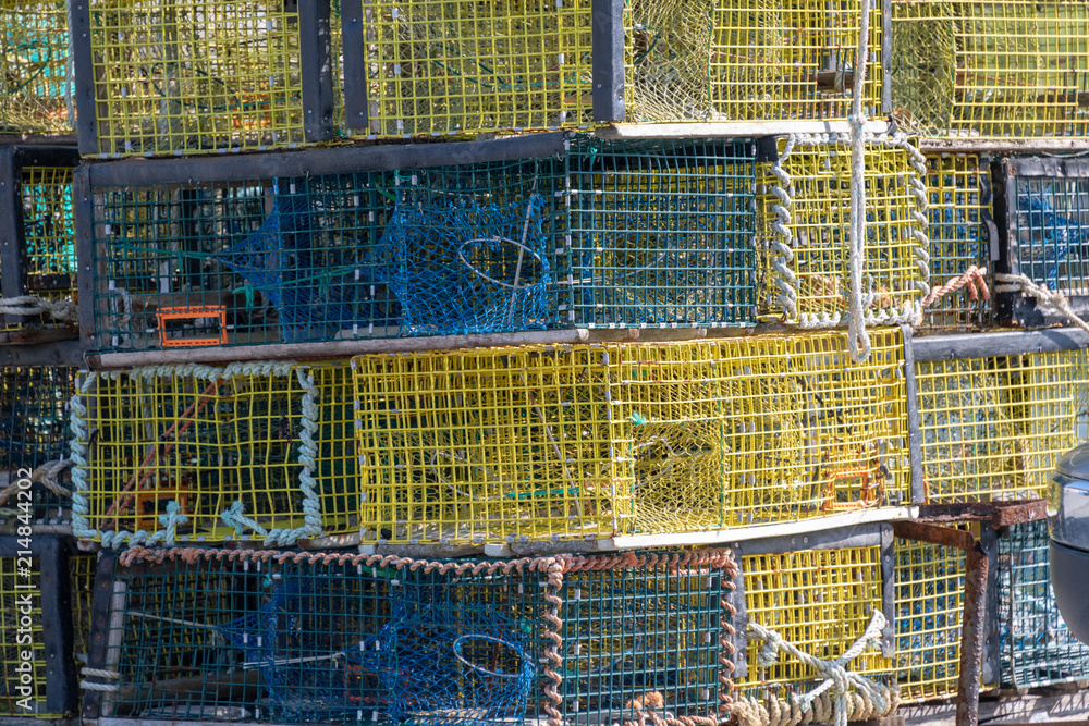 Lobster Traps stacked