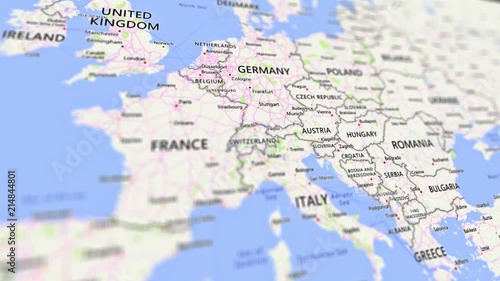 4k World Map Animation