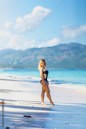 sporty girl on the beach © Sandra