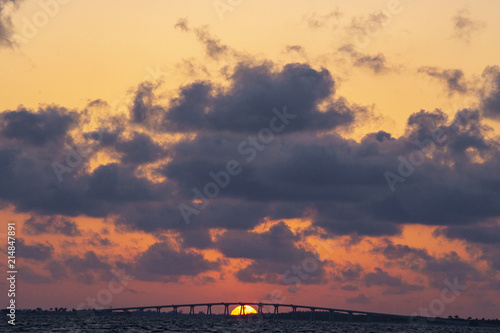 Sunset Under the Bridge