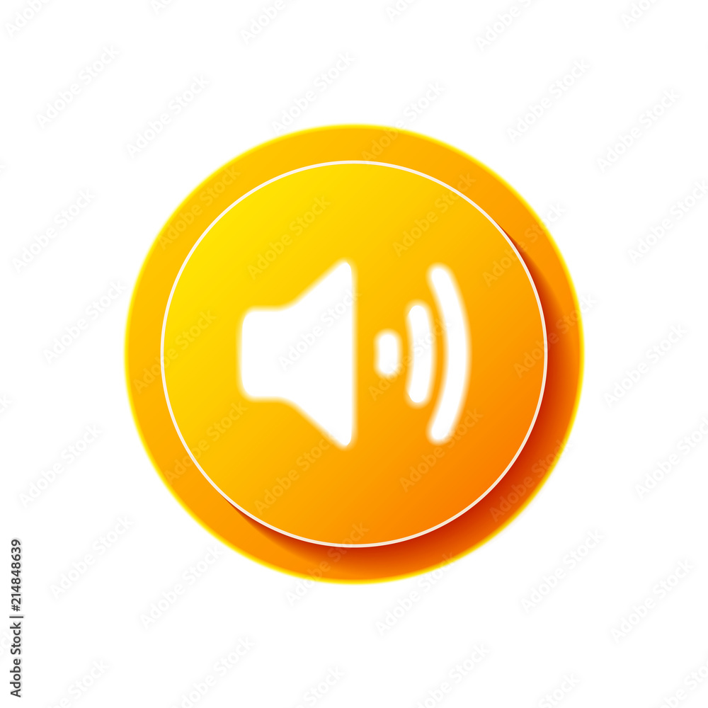 Volume icon | Speaker icon - app button Volume icon | Speaker icon - app button