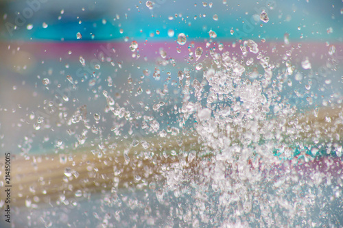 A lot of drops of water photo