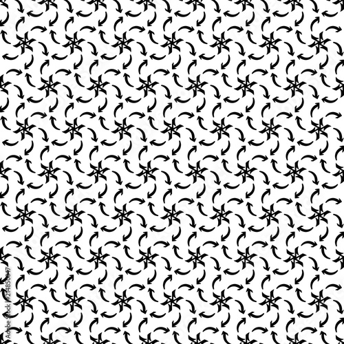 Monochromatic seamless background with arrows