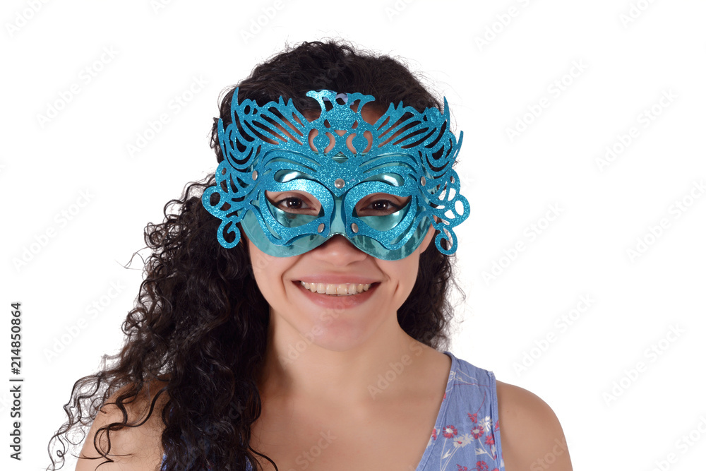 beautiful woman with carnival mask beautiful woman with carnival mask